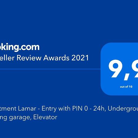 Apartment Lamar - Entry With Pin 0 - 24H, Underground Parking Garage, Elevator 슬라본스키브로드 외부 사진
